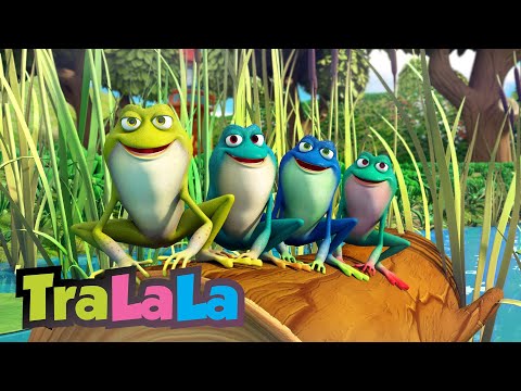 Cinci broscuțe OAC - OAC + Bee, oiță 🐸 Cântece pentru copii - Melodii educative de la TraLaLa