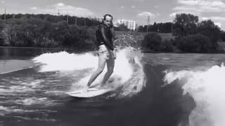 Black Revolt Team rider Ash Richardson - Golden hours Wakesurfing HD