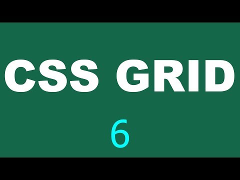 CSS Grid Tutorial 6 Column shortcut