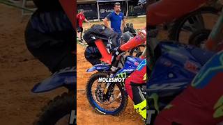Why Riders Slam Down Their Front Forks Before a Race