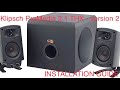 Klipsch ProMedia 2 1 THX Version 2 How To Tutorial And Installation Guide