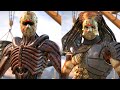 MKXL Alien Predator VS Real Victory Poses Side By Side Comparison