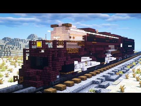 EPIC Minecraft Big Boy Train Build - You Won't Believe How CraftyFoxe Does It!