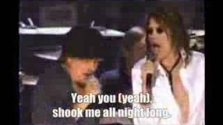 [c/ letra] • AC/DC and Steven Tyler - You Shook Me All Night Long