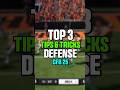 Top 3 DEFENSE Tips To Win More Games In College Football 25