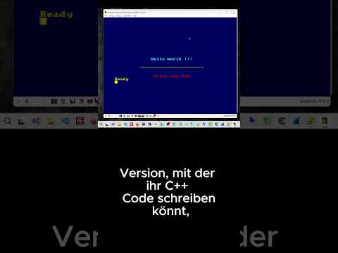 Amstrad CPC Hello World mit ccZ80++ & C++ 💻✨ Retro Coding