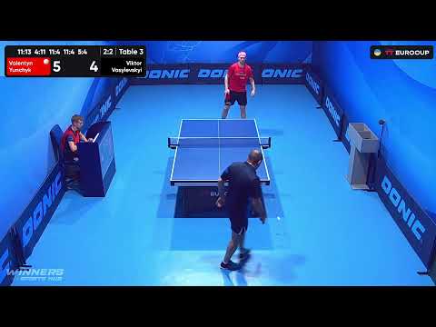 12:00 Valentyn Yunchyk - Viktor Vasylevskyi 29.07.2023 TT Euro.Cup Ukraine Star. TABLE 3