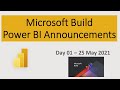 Microsoft Build 2021 Power BI Announcements