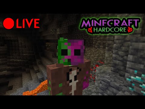 Deadly Slime Mining in Hardcore Minecraft 😱