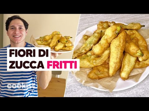 FIORI DI ZUCCA FRITTI: come farli CROCCANTI E ASCIUTTI 🧡