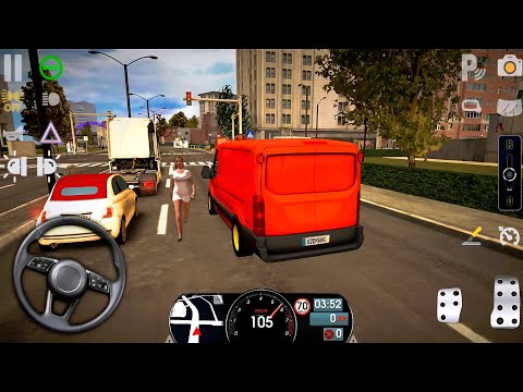 Driving School Sim #20 Paris Race with Van! Android gameplay