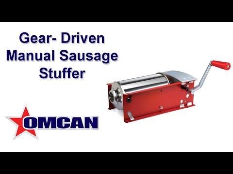Video thumbnail for Elite Series Horizontal Two-Speed Gear-Driven Manual Sausage Stuffer with 30 lb. capacity
