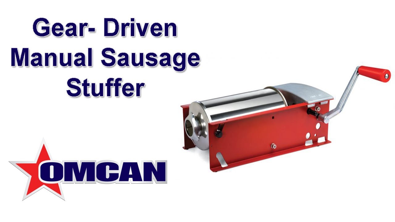 Video thumbnail for Trento Tre-Spade Horizontal Two-Speed Gear-Driven Manual Sausage Stuffer with 30 lb. capacity