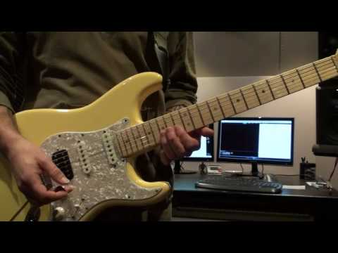 Stevie Ray Vaughan style blues bending licks part 1
