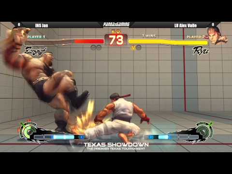 INS Jan vs LU Alex Valle - Super Street Fighter IV AE 2012 (Texas Showdown)
