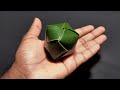 How To Make Coconut Leaf Ball Coconut Leaf Craft Ideas