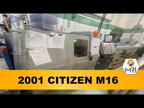2001 CITIZEN M16 CNC Swiss Lathe | Machinery Resources International (1)
