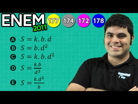 ENEM 2011 Mathematics #43 - Directly Proportional Quantities