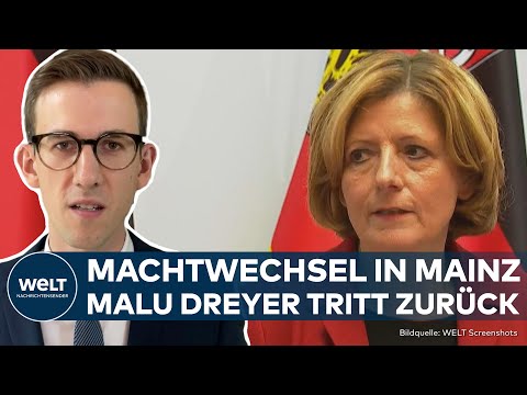 MACHTWECHSEL in MAINZ: Malu Dreyer tritt zurück – Alexander Schweitzer folgt in Rheinland-Pfalz nach