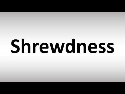 How to Pronounce Shrewdness