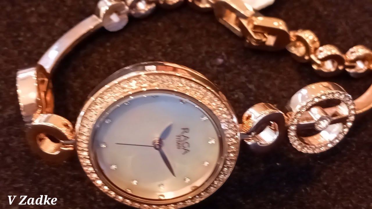 Watch video Titan |Raga| Womens Mother Of Pearl Dial |Jewellery| Watch |2539WM03| Now Titan |Raga| Womens Mother Of Pearl Dial |Jewellery| Watch |2539WM03|