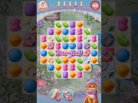 Knittens: Sweet Match 3 Puzzles & Adorable Kittens - Android gameplay GamePlayTV