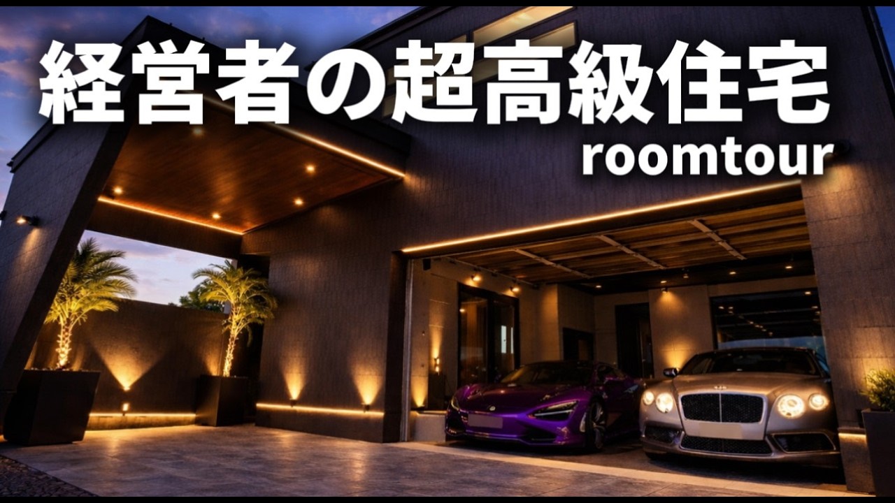 【総額○億円!?】成功者のガレージに潜入！高級車が並ぶ「究極の趣味部屋」とは？【マクラーレン】