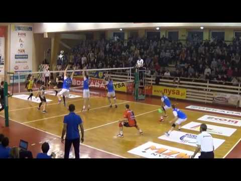 Emocjonująca końcówka meczu Stal Nysa - Ślepsk Suwałki 2-3 (2017)