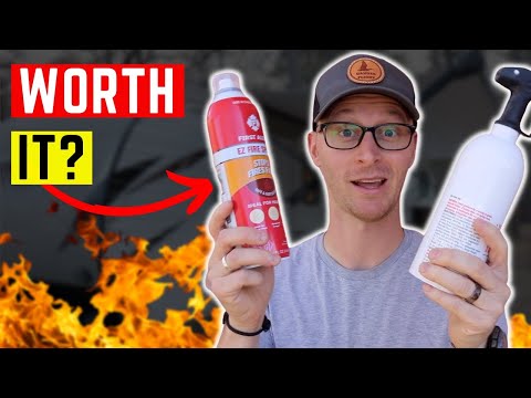 🔥 RV Fire Safety 🧯 [Fire Spray VS Fire Extinguisher]