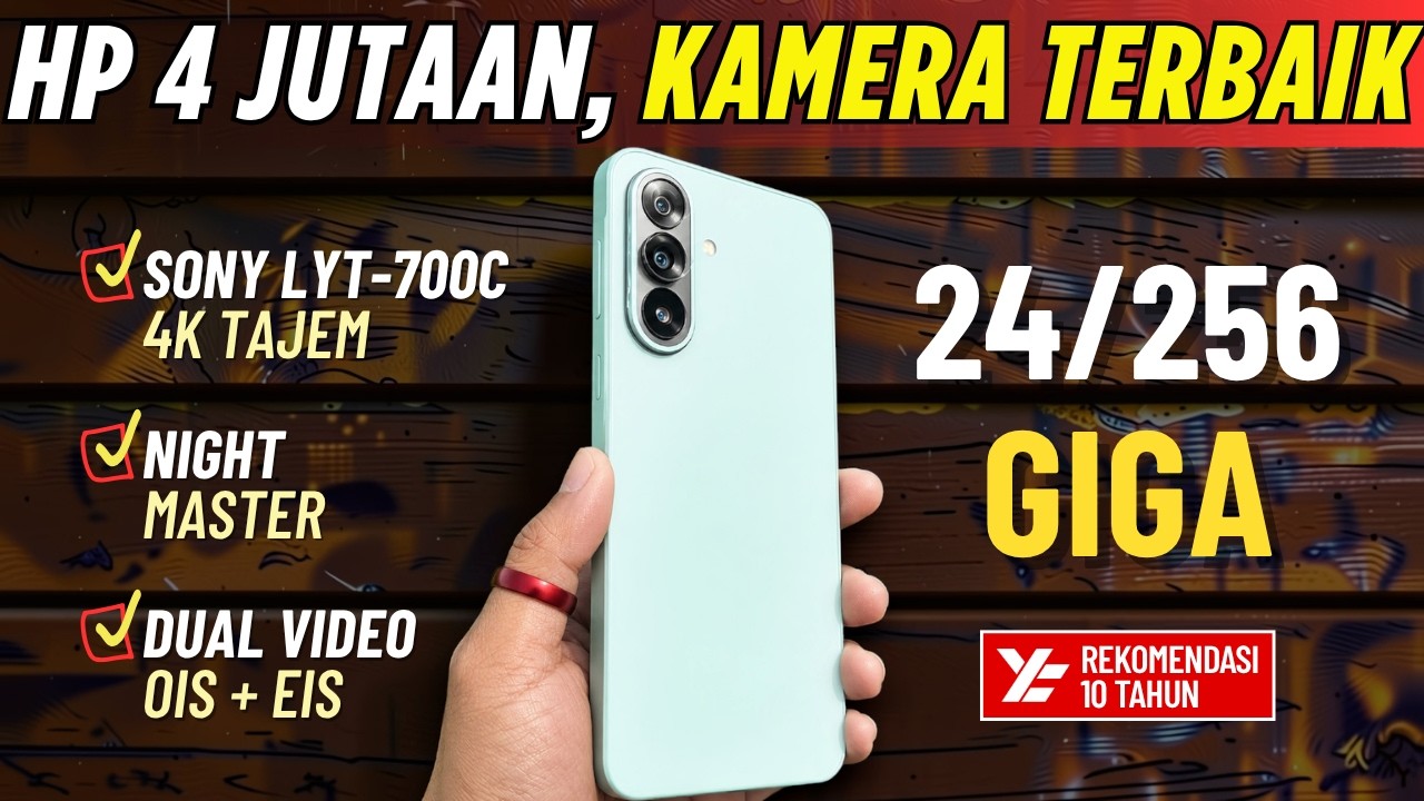 TOP 5 HP 4 JUTAAN (KAMERA TERBAIK) EDISI OKTOBER 2026