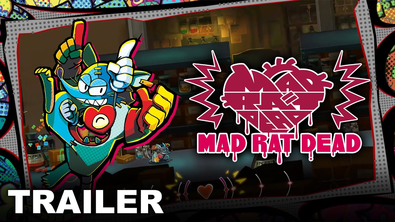 MAD_RAT_DEAD - 日本一節奏動作遊戲《瘋鼠死亡》最新預告片公開，展示了更多實際畫面、回溯系統、關卡成績結算等。本作將於10月29日登陸PS4與Switch，支援中文。 Maxresdefault