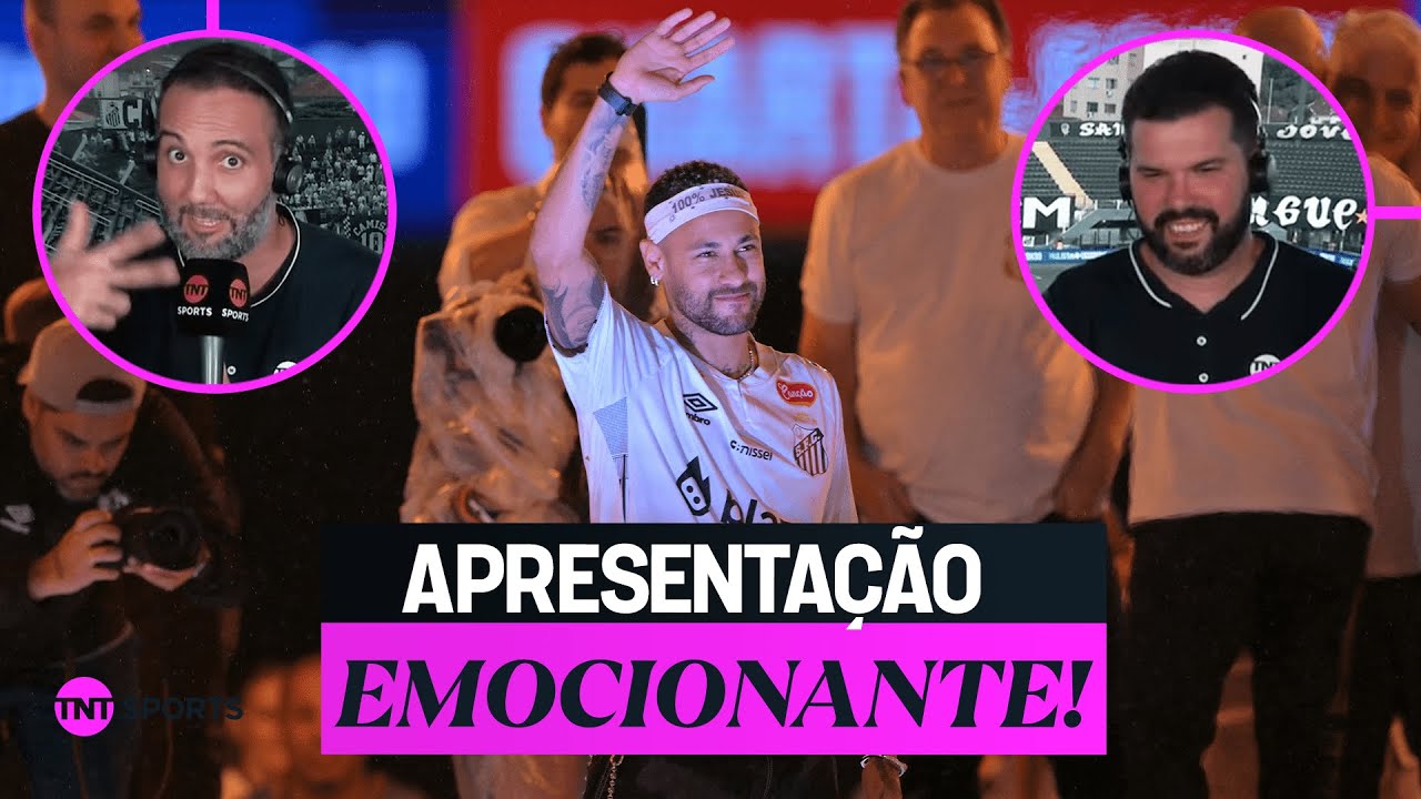 FOD@ DEMAIS! NEYMAR REENCONTRANDO A TORCIDA DO SANTOS E A APRESENTAÇÃO EM CAMPO NA VILA BELMIRO!