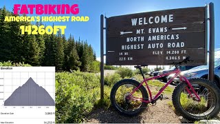 Surly Ice Cream Truck - Fat Biking the Highest Paved Road in North America - Mt Evans Colorado