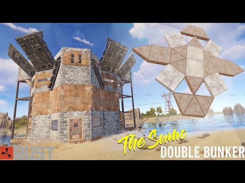Rust - The Sumo - Rust Solo/Duo Base Design - Double Bunker