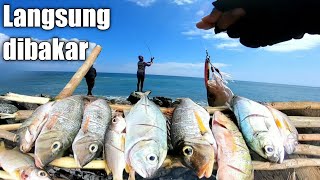 Download lagu SUNGGUH NIKMAT || Bakar ikan segar hasil mancing dengan teman teman mp3