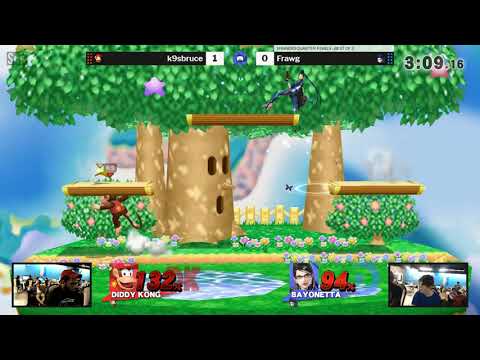 The Smash Lab 150 Winners Quarters - k9sbruce (Diddy Kong) vs Frawg (Bayonetta)