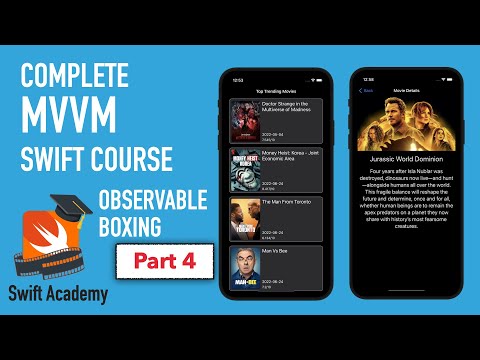 iOS MVVM Pattern: Binding & Observable - Part 4 - passing data from ViewModel