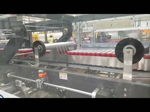 Shrink wrapper, tray packer, 36000cph canning line, Coca Cola production line.
