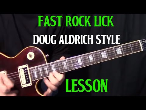 Doug Aldrich inspired fast pentatonic lick