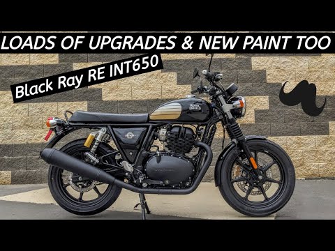 The All New Royal Enfield Int650 Black Ray - Quick Look - Wahoo!