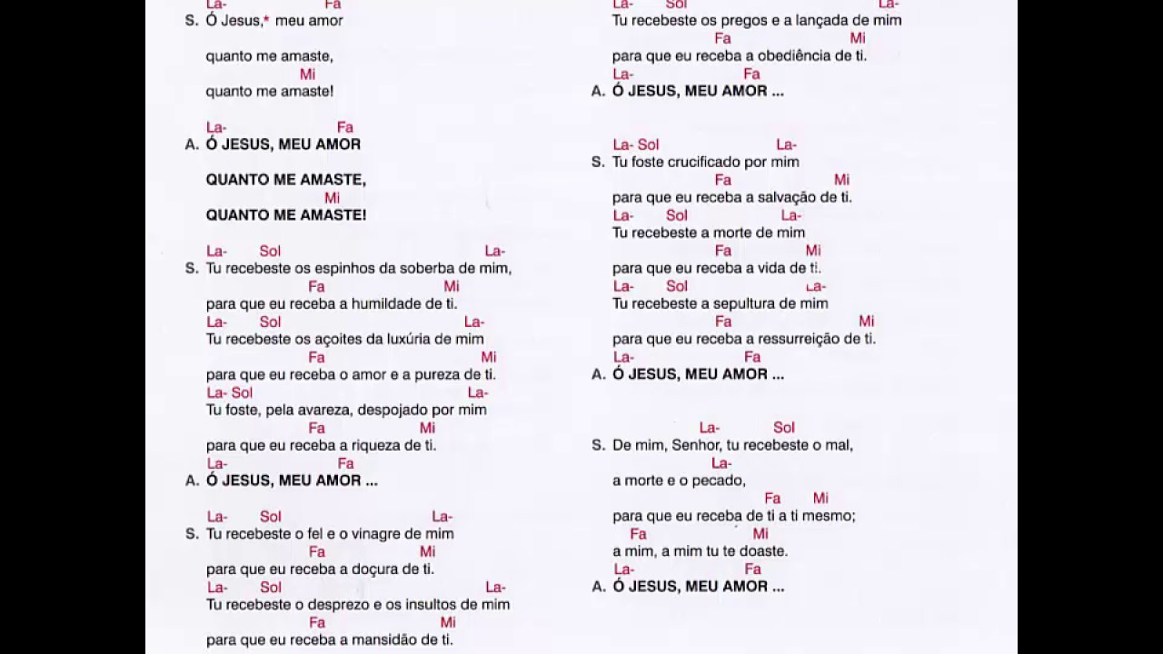 Ó Jesus, meu amor - Hino