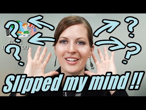 Englisch Redewendung 63/100: Slipped my mind.