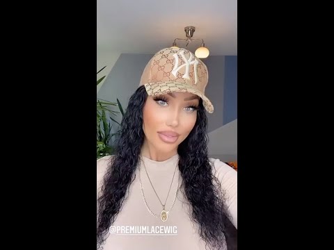 HeadBand Human Hair Wigs Brazilian Deep Curly Machine Made Wigs