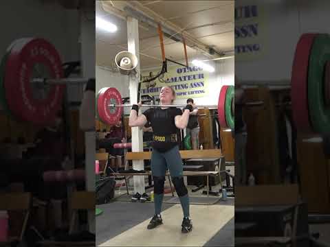 Hannah 90kg Clean and Jerk