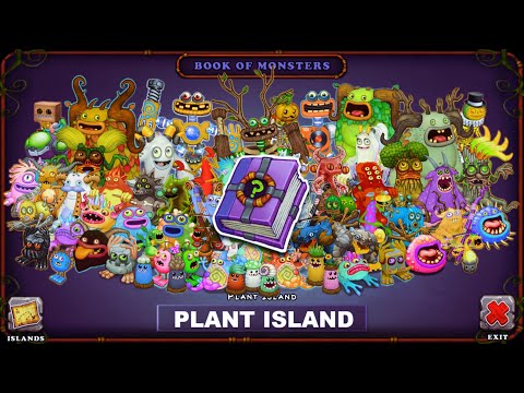 FAN MADE (BASED ON YOUR REQUESTS) Full BOOK OF MONSTERS - Plant Island | My Singing Monsters