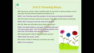 Unit 3 Growing Roses