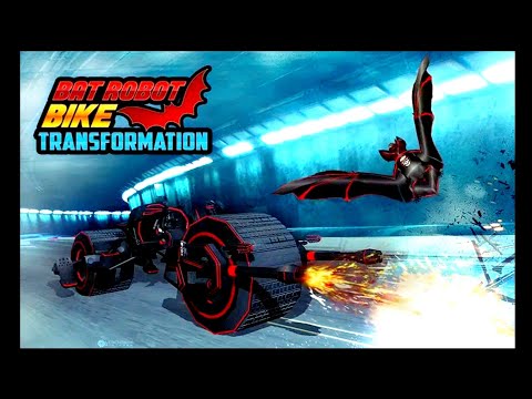 Flying Bat Transform Robot Moto Bike Robot Games ANDROID GAMEPLAY