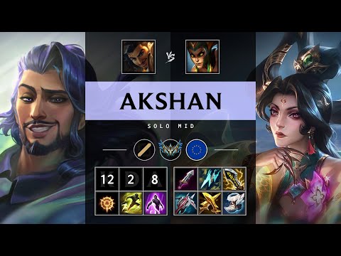 Akshan Mid vs Cassiopeia - EUW Challenger Patch 25.09