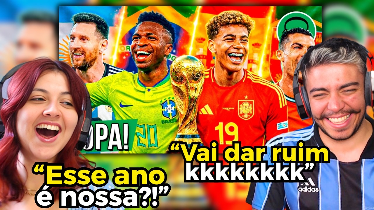 (FutParódias) ♫ A COPA 2026 TÁ CHEGANDO! 🔥 QUEM VAI SER O CAMPEÃO? | Paródia Wavin' Flag - K'NNAN