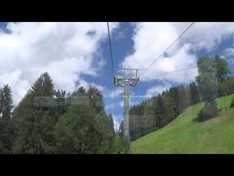 Risalita integrale funivia Doppelmayr "Taser" - Scena - Schenna (BZ) / Seilbahn